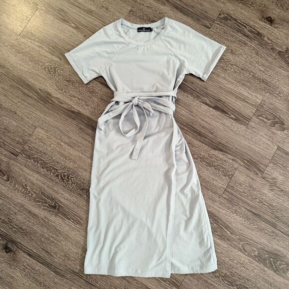 Pomander Place by Tuckernuck Women's Slate Blue Sawyer Maxi Dress - Picture 1 of 6